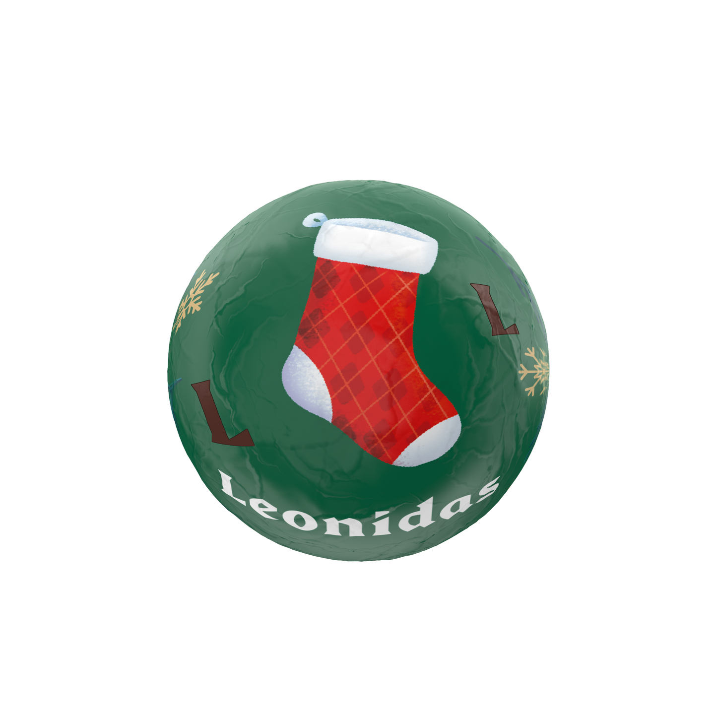 Boule Noël praliné noir