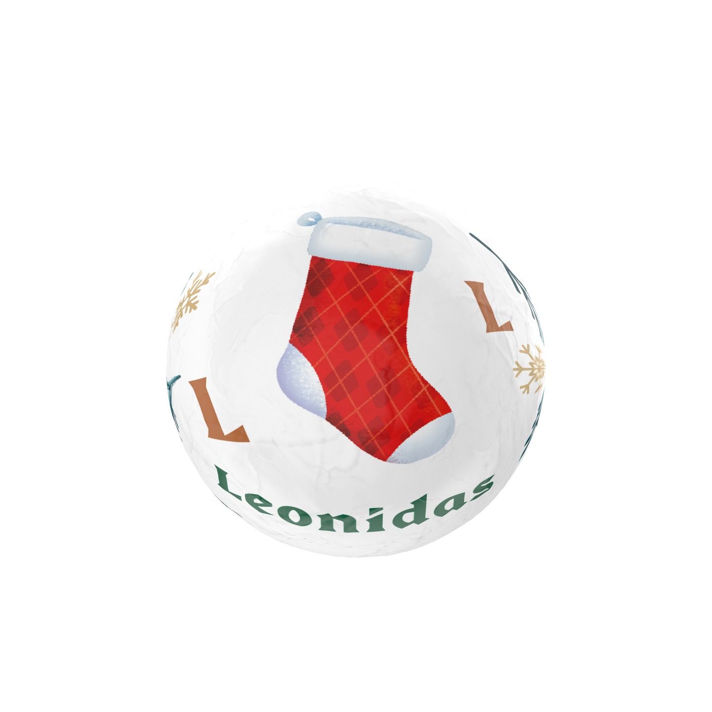 Boule Noël caramel salé lait