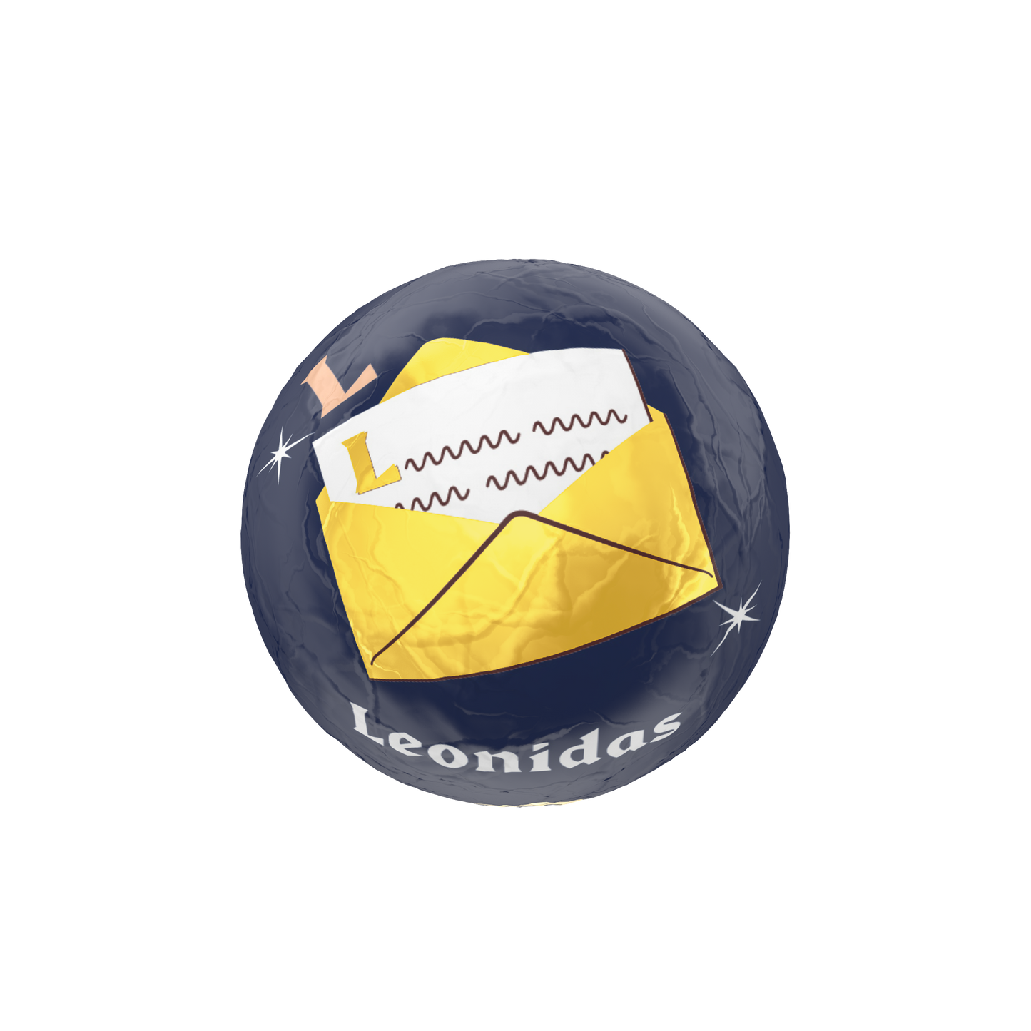 Boule Saint-Nicolas praliné noisettes blanc