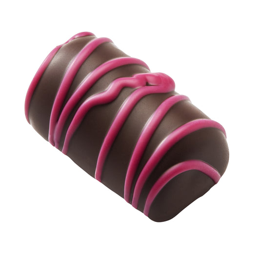 Bûche praliné rose noir