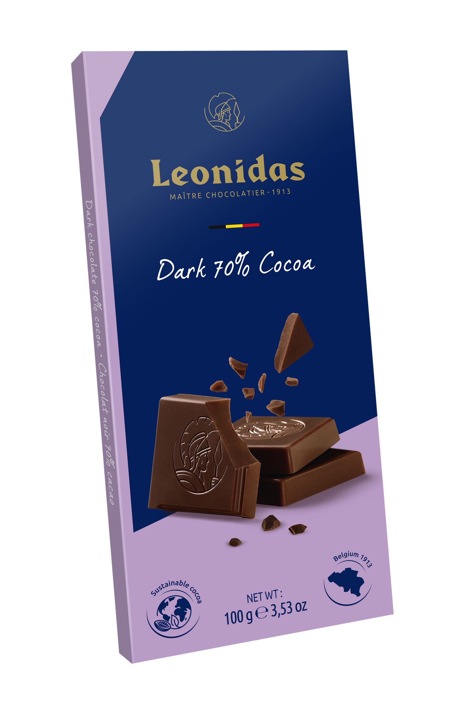 Tablette chocolat noir 70% cacao