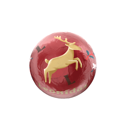 Boule Noël Mont blanc Marron noir