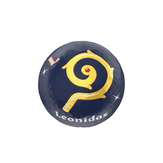 Boule Saint-Nicolas praliné riz soufflé blanc