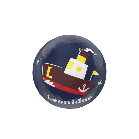 Boule Saint-Nicolas praliné noir