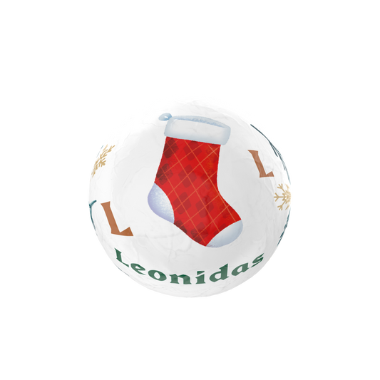 Boule Noël caramel salé lait