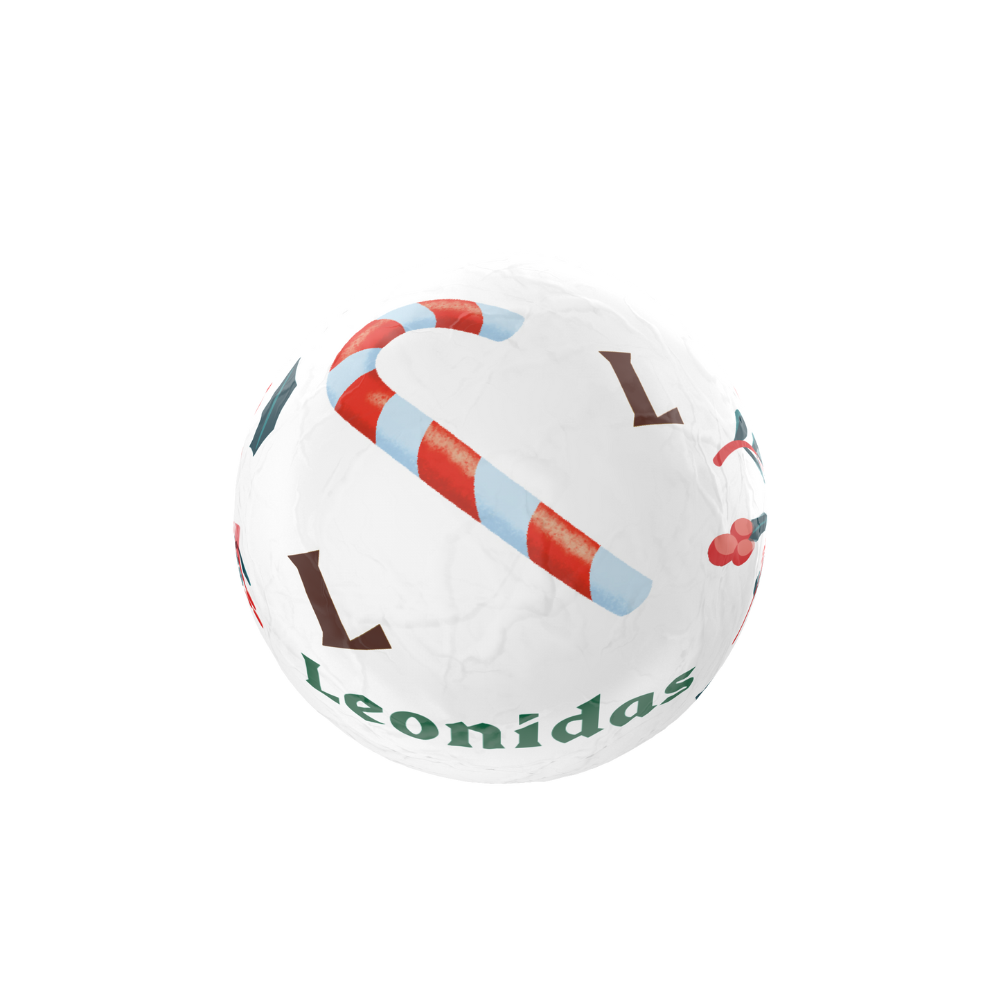 Boule Noël praliné pétillant noir